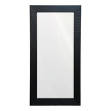 Espelho De Luxo Preto Moldura Trabalhada 40x120
